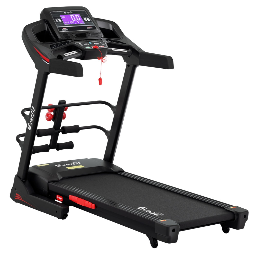 Treadmills: Everfit Treadmill Electric Home Gym Fitness Exercise Machine w/ Sit Up Bar 480mm