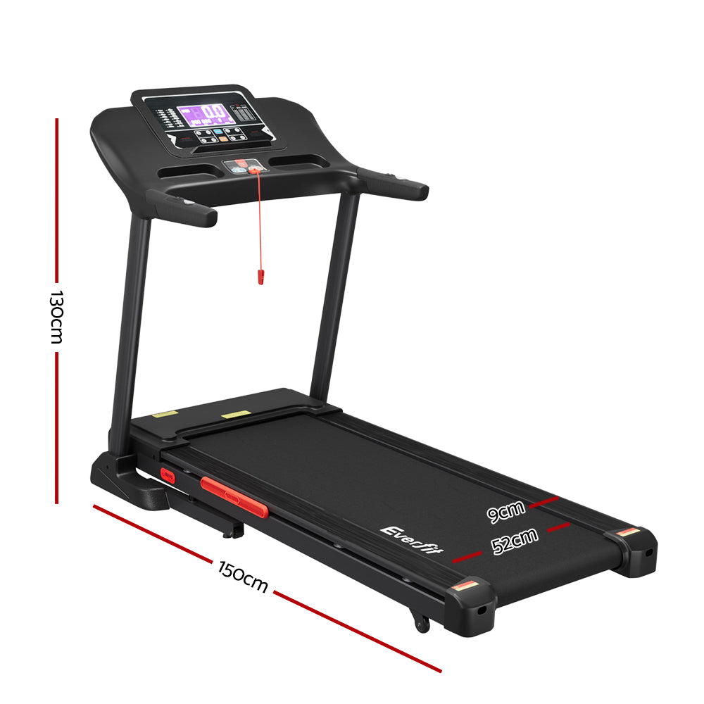 Exercise Bikes: Everfit Treadmill Electric Auto Incline Home Gym Fitness Exercise Machine 520mm