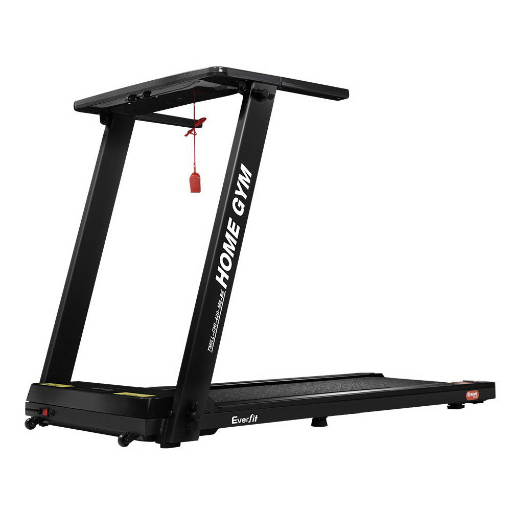 Treadmills: Everfit Treadmill Electric Home Gym Fitness Exercise Fully Foldable 420mm Black