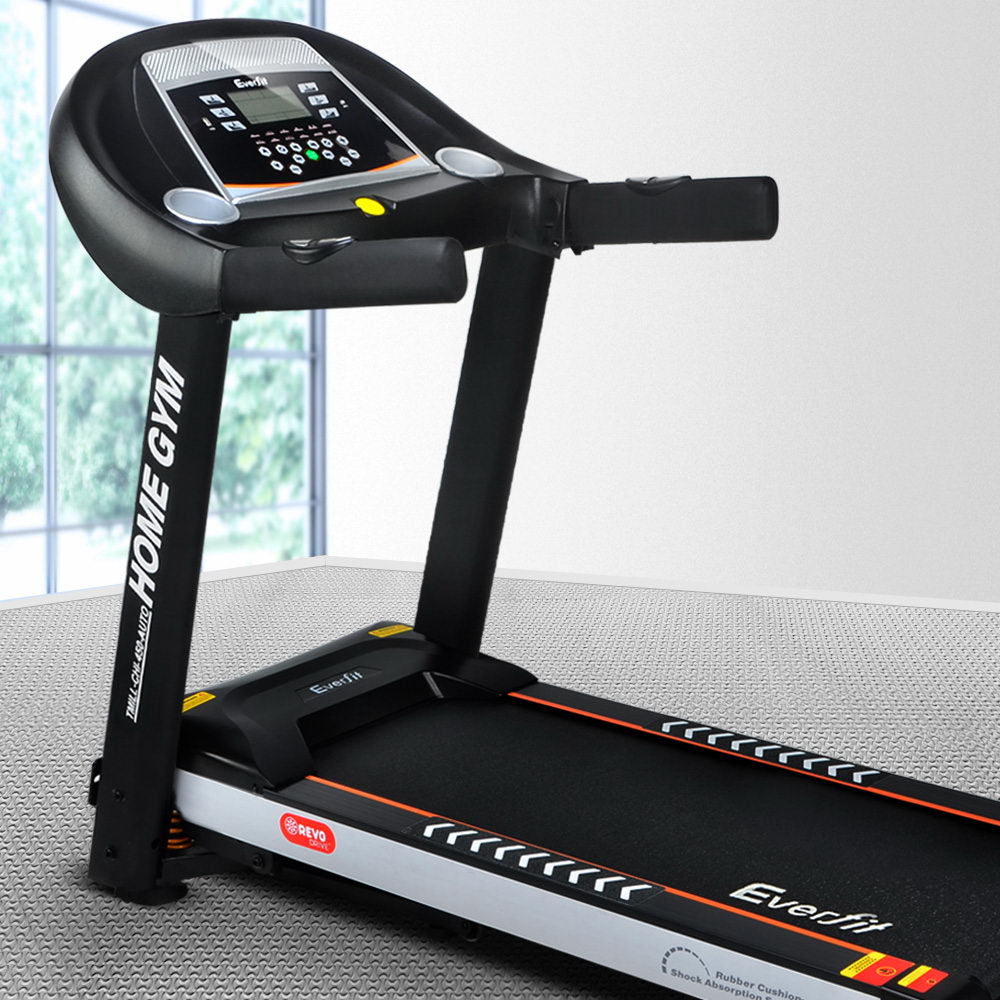 Exercise Bikes: Everfit Treadmill Electric Auto Incline Home Gym Fitness Exercise Machine 450mm