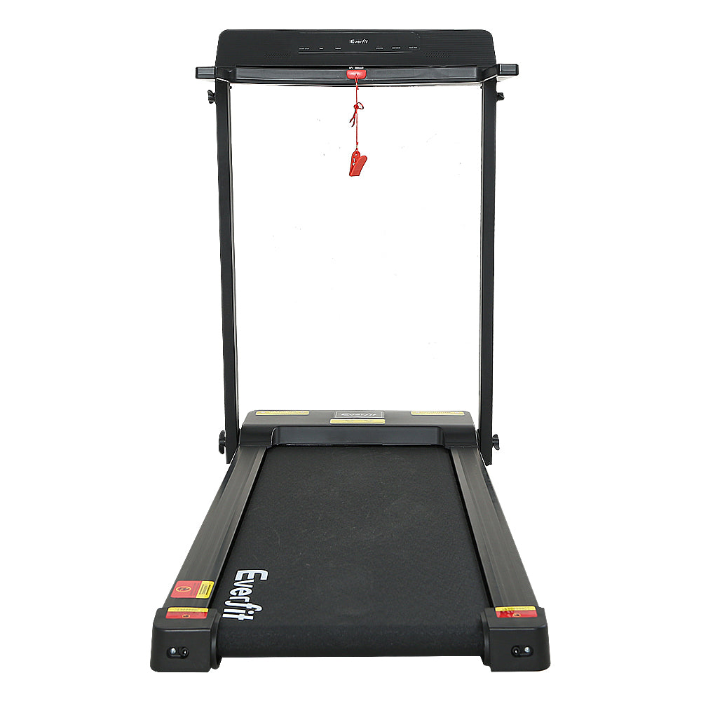 Treadmills: Everfit Treadmill Electric Home Gym Fitness Exercise Fully Foldable 450mm Black