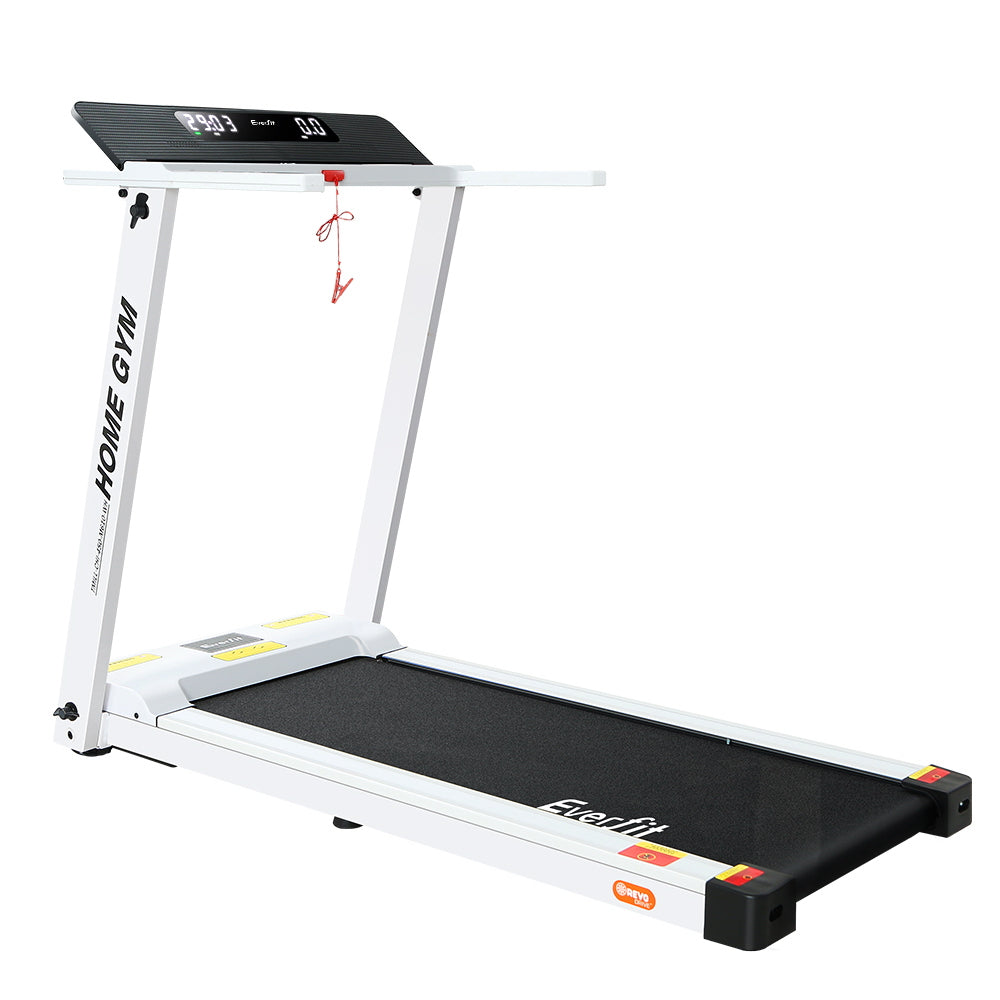Treadmills: Everfit Treadmill Electric Home Gym Fitness Exercise Fully Foldable 450mm White