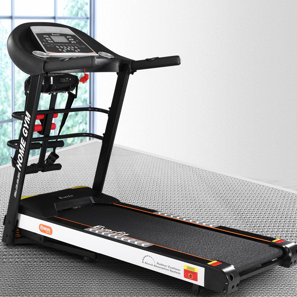 Treadmills: Everfit Treadmill Electric Home Gym Fitness Exercise Machine w/ Massager 450mm