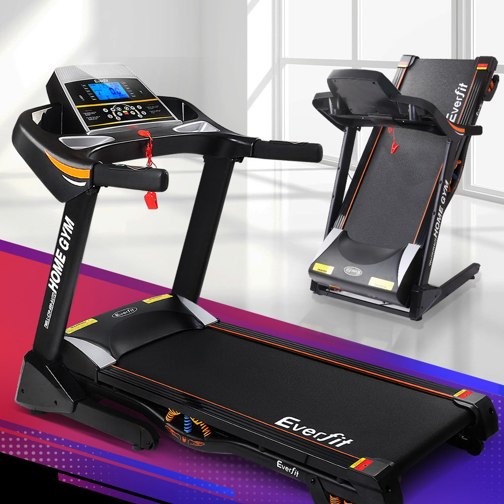 Exercise Bikes: Everfit Treadmill Electric Auto Incline Home Gym Fitness Exercise Machine 480mm