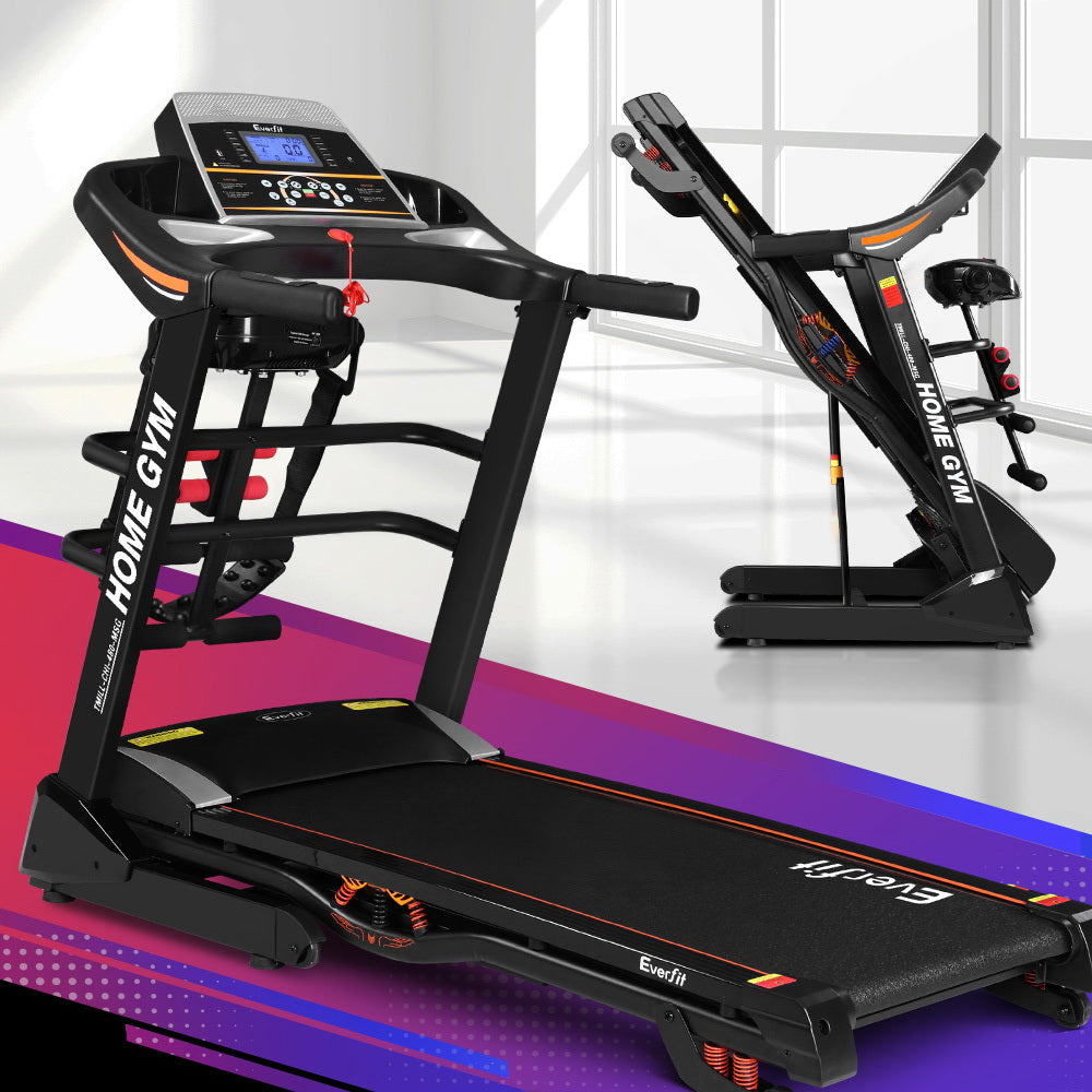 Treadmills: Everfit Treadmill Electric Home Gym Fitness Exercise Machine w/ Massager 480mm
