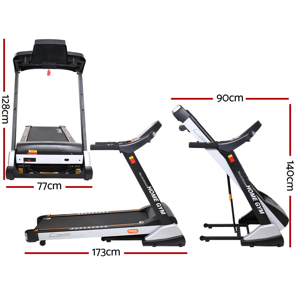 Exercise Bikes: Everfit Treadmill Electric Auto Incline Spring Home Gym Fitness Exercise 480mm