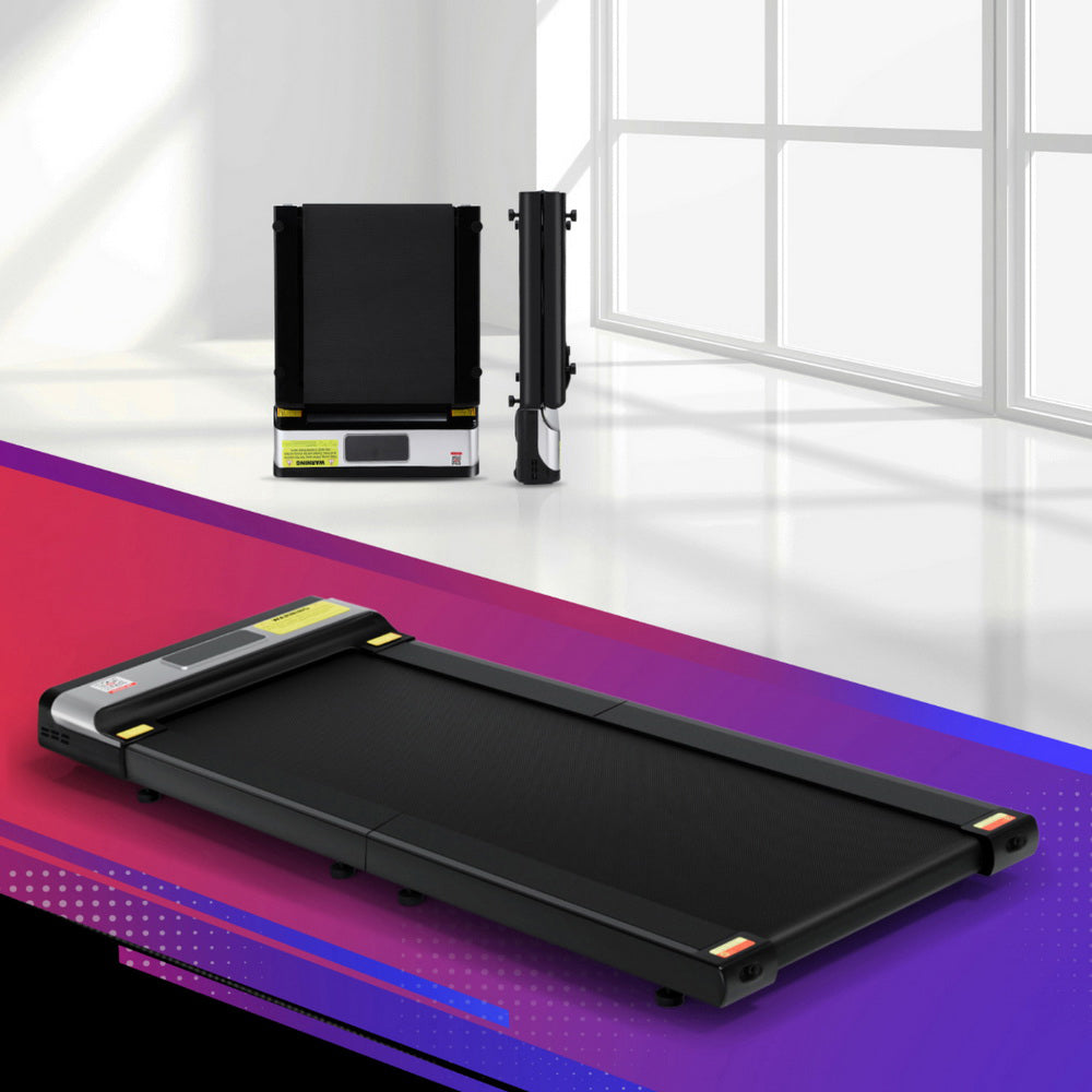 Treadmills: Everfit Treadmill Electric Walking Pad Under Desk Home Gym Fitness Foldable Belt