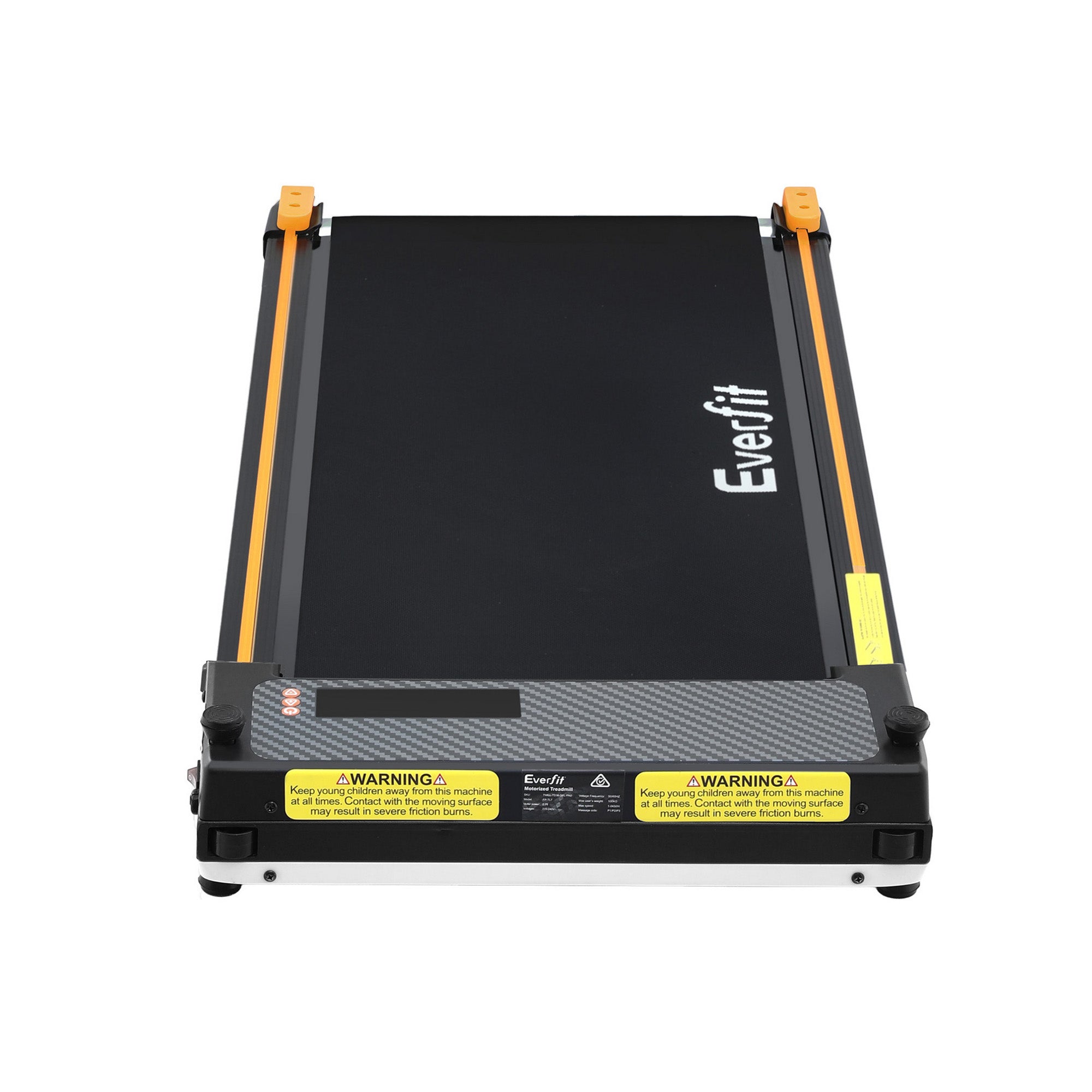 Treadmills: Everfit 2 Side Walking Pad Treadmill with Massage Function Fitness 380mm Black