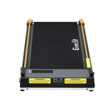 Treadmills: Everfit 2 Side Walking Pad Treadmill with Massage Function Fitness 380mm Black