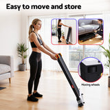 Treadmills: Everfit 2 Side Walking Pad Treadmill with Massage Function Fitness 380mm Black