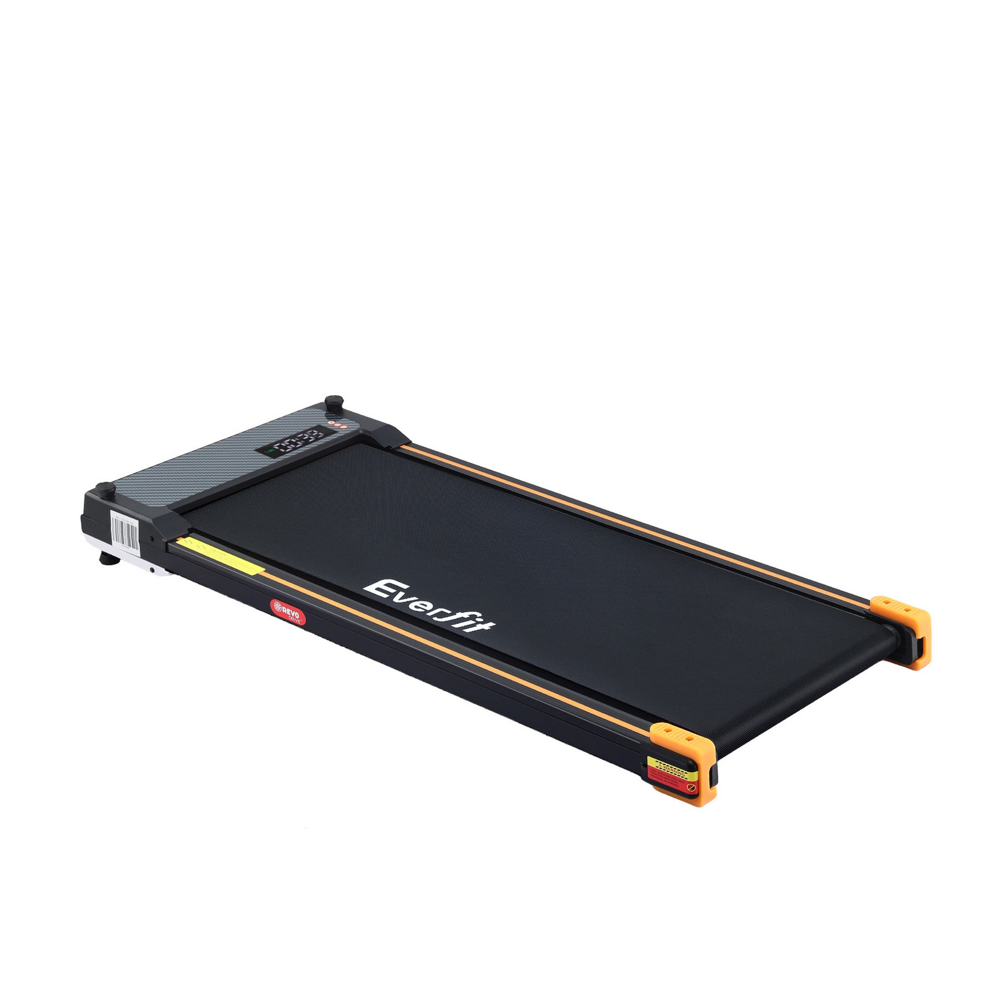 Treadmills: Everfit 2 Side Walking Pad Treadmill with Massage Function Fitness 380mm Black