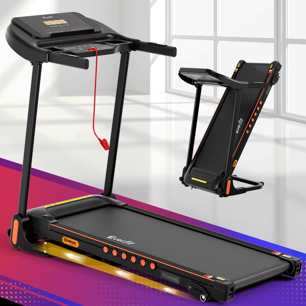 Treadmills: Everfit Treadmill Electric Home Gym Fitness Exercise Equipment Incline 390mm