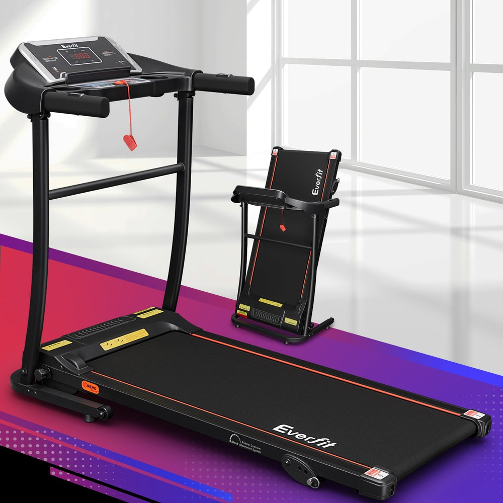 Exercise Bikes: Everfit Treadmill Electric Home Gym Fitness Exercise Machine Incline 400mm