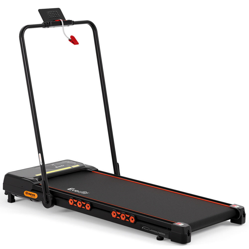 Treadmills: Everfit Treadmill Electric Walking Pad Auto Incline Foldable for Home Gym Black