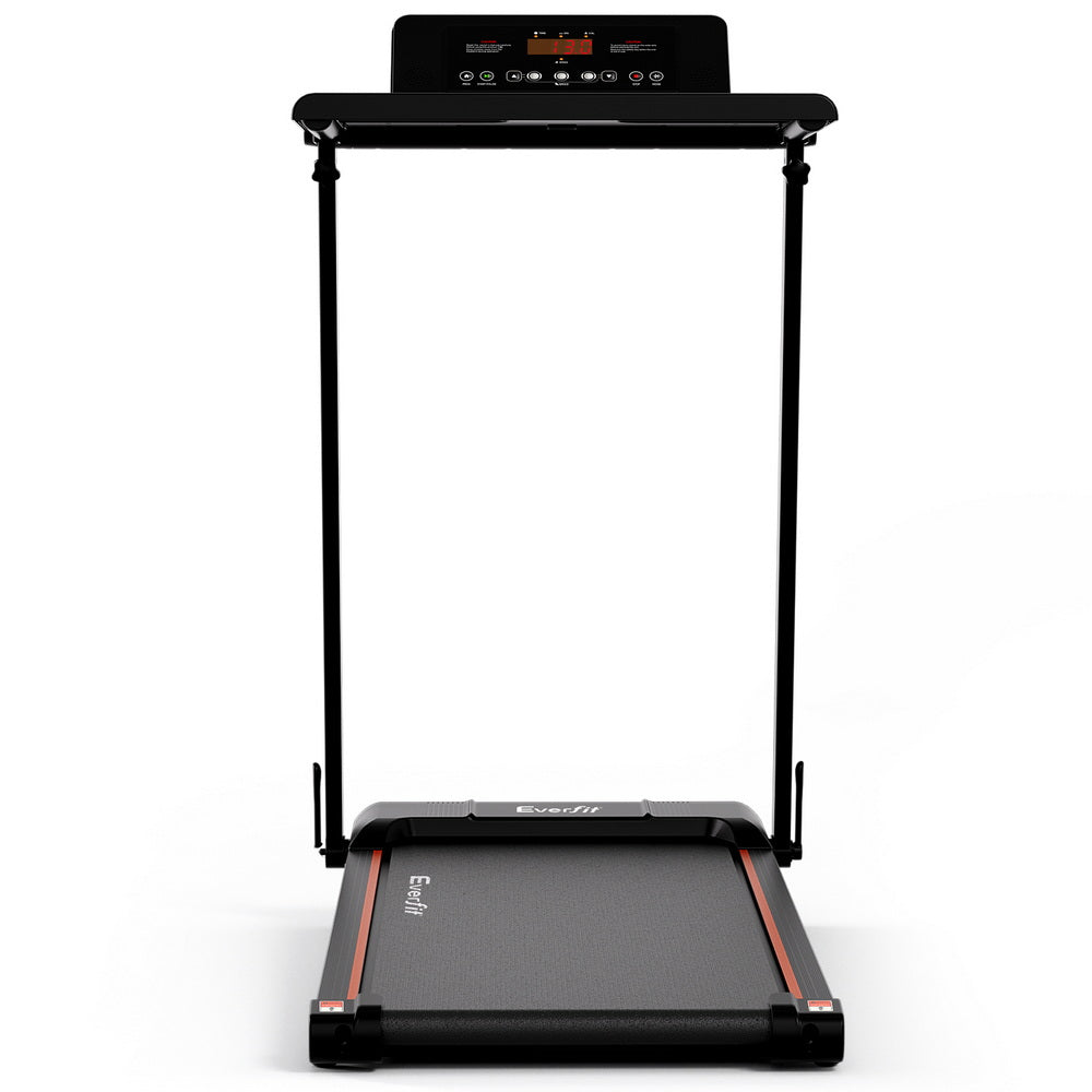 Treadmills: Everfit Treadmill Electric Walking Pad Foldable Incline for Home Office Gym Black