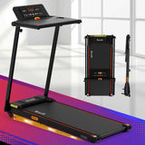 Everfit Treadmill Electric Walking Pad Foldable Incline for Home Office Gym Black