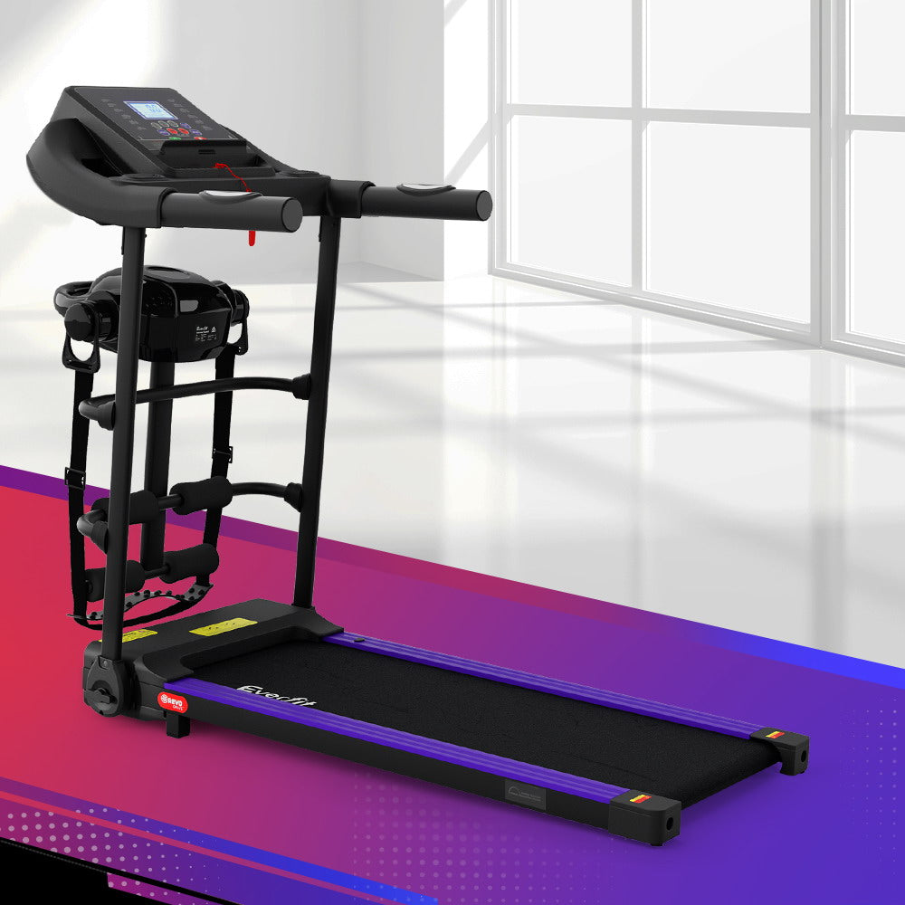 Exercise Bikes: Everfit Treadmill Electric Home Gym Fitness Exercise Machine w/ Massager 400mm