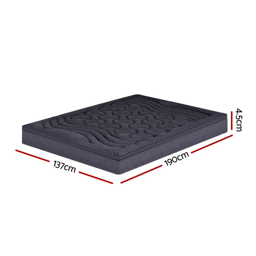 Mattress Toppers: Giselle Bedding Mattress Topper Pillowtop 3-Zone Double