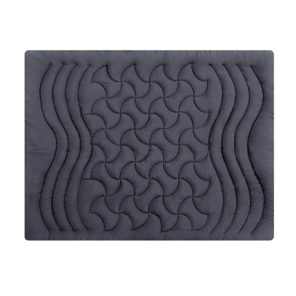 Mattress Toppers: Giselle Bedding Mattress Topper Pillowtop 3-Zone Double