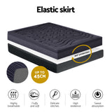 Mattress Toppers: Giselle Bedding Mattress Topper Pillowtop 3-Zone Queen
