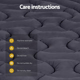 Mattress Toppers: Giselle Bedding Mattress Topper Pillowtop 3-Zone Queen