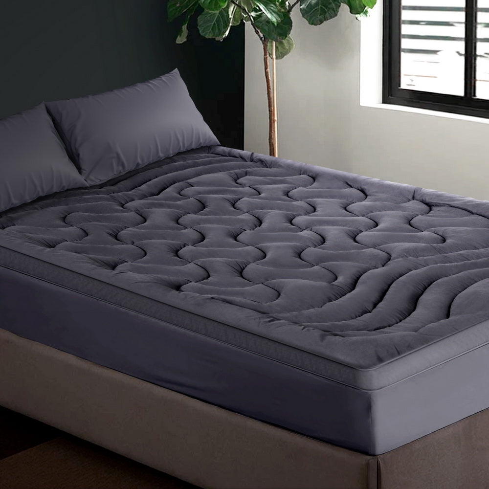 Mattress Toppers: Giselle Bedding Mattress Topper Pillowtop 3-Zone Queen