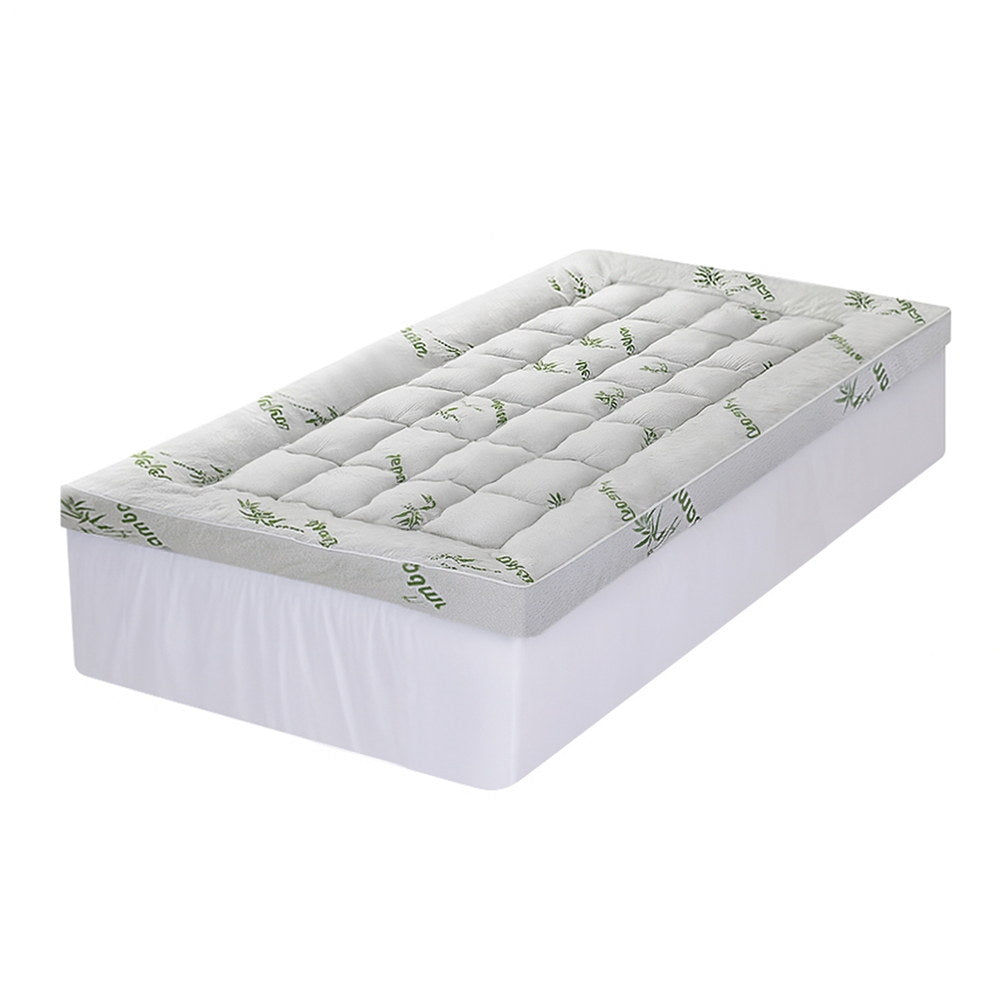 Mattress Toppers: Giselle Mattress Topper 11cm Pillowtop toppers Bamboo King Single