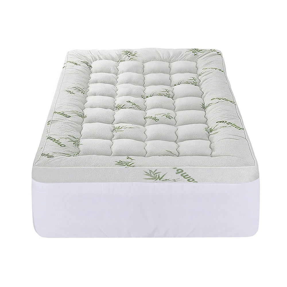 Mattress Toppers: Giselle Mattress Topper 11cm Pillowtop toppers Bamboo King Single