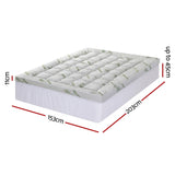 Giselle Mattress Topper 11cm Pillowtop toppers Bamboo Queen