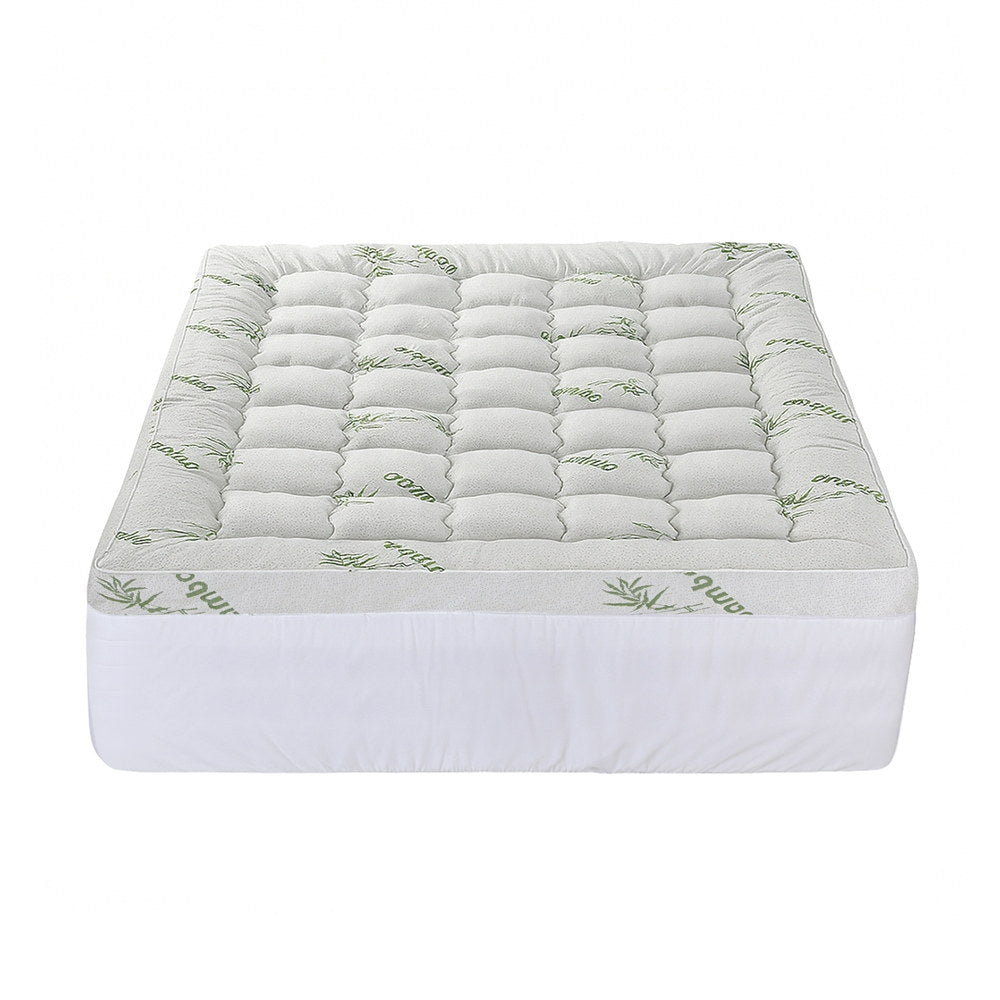 Mattress Toppers: Giselle Mattress Topper 11cm Pillowtop toppers Bamboo Queen