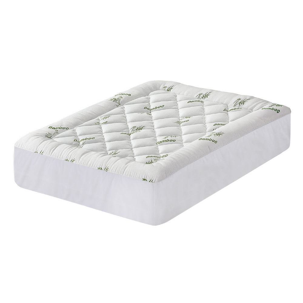 Mattress Toppers: Giselle Mattress Topper 5cm Pillowtop toppers Bamboo Double