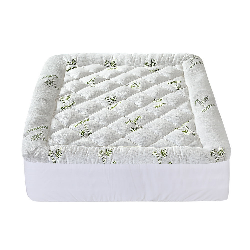 Mattress Toppers: Giselle Mattress Topper 5cm Pillowtop toppers Bamboo Double