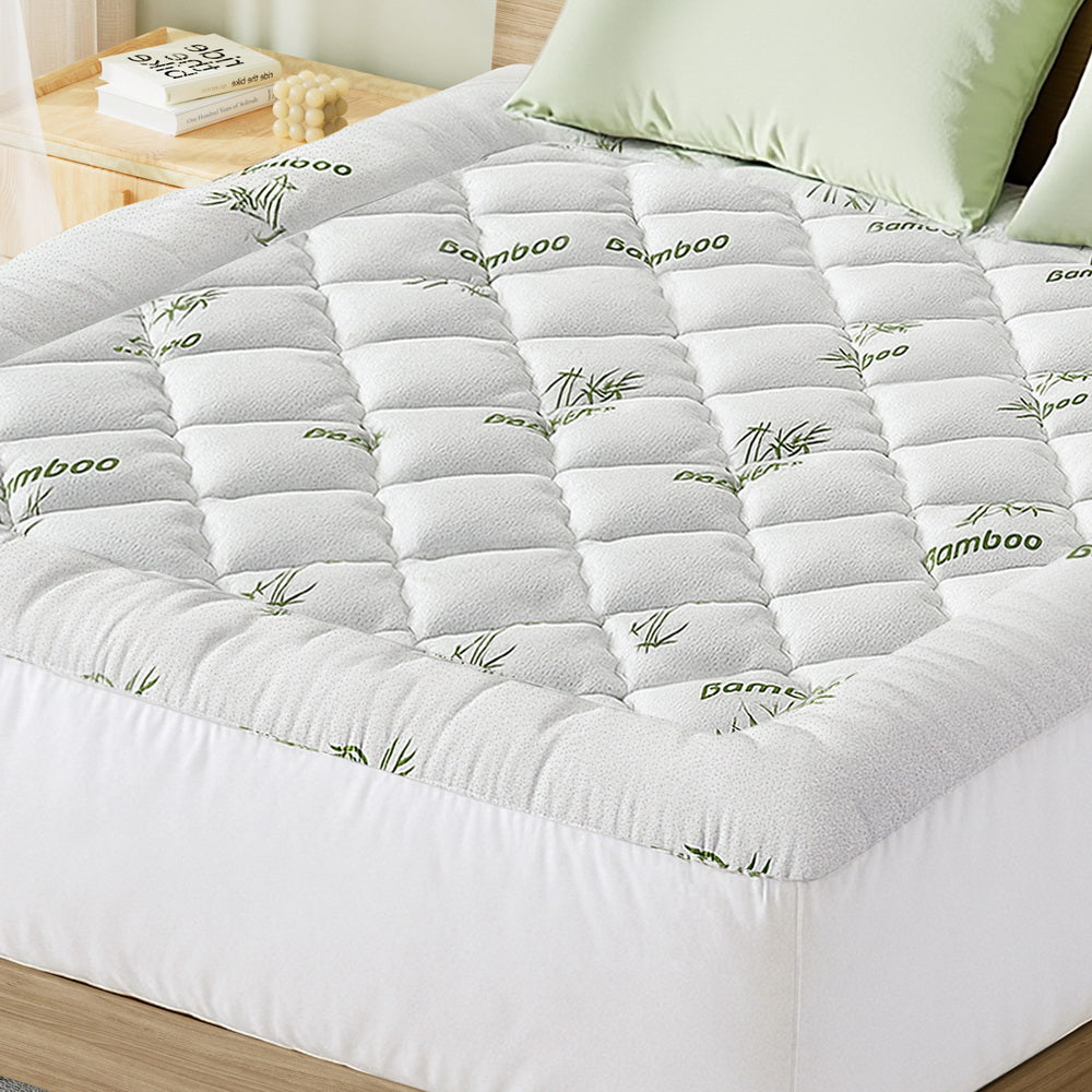 Mattress Toppers: Giselle Mattress Topper 5cm Pillowtop toppers Bamboo King