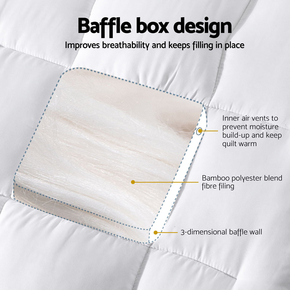 Pillows: Giselle Bedding Mattress Topper Pillowtop Bamboo Cot
