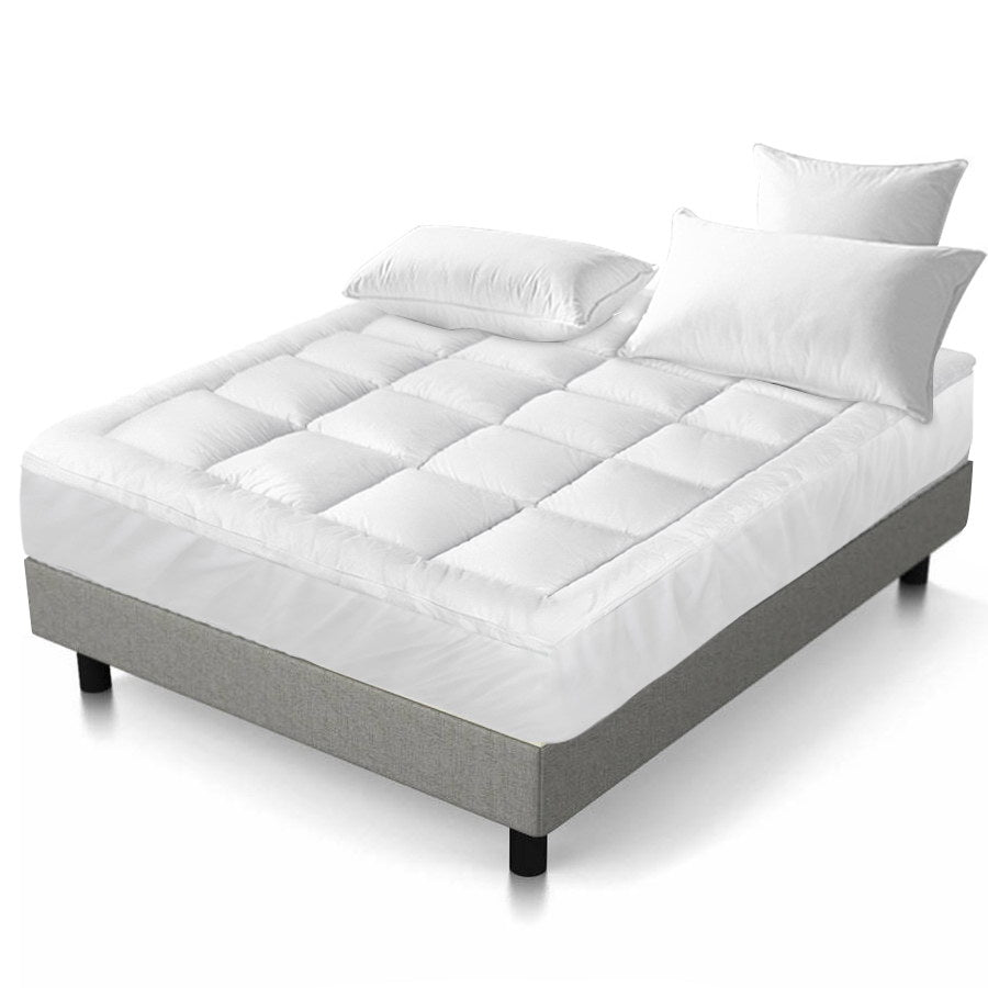Mattress Toppers: Giselle Bedding Mattress Topper Pillowtop Bamboo King