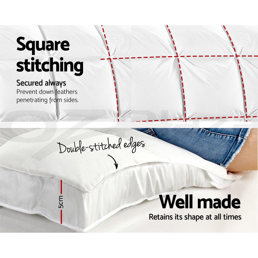 Mattress Toppers: Giselle Bedding Mattress Topper Pillowtop Bamboo King Single