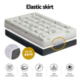 Mattress Toppers: Giselle Bedding Mattress Topper Pillowtop Bamboo 7.5cm Single