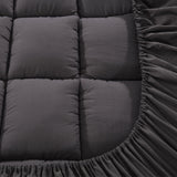 Mattress Toppers: Giselle Bedding Mattress Topper Pillowtop Bamboo Charcoal King Single