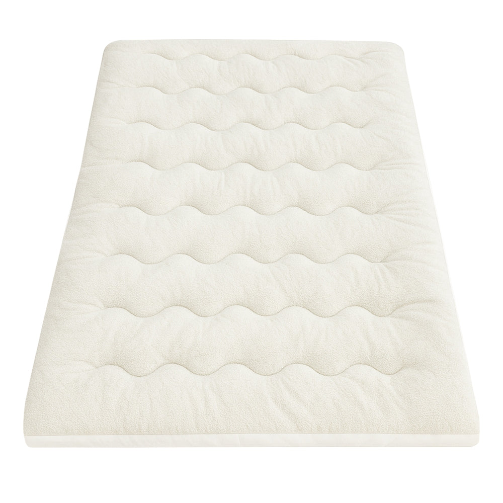 Mattress Toppers: Giselle 5cm Mattress Topper Pillowtop toppers Double-Sided King Single