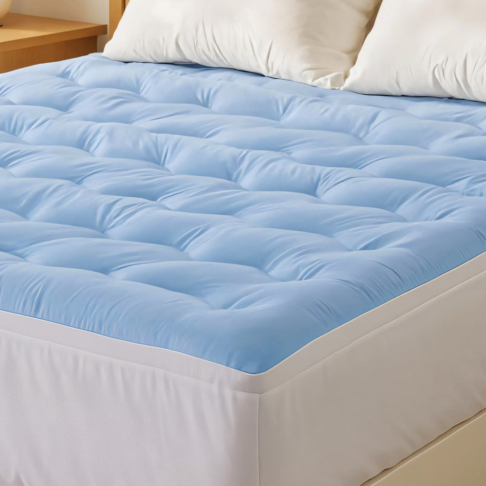 Mattress Toppers: Giselle 5cm Mattress Topper Pillowtop toppers Double-Sided Queen