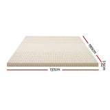 Giselle Bedding Latex Mattress Topper 7.5cm Doule