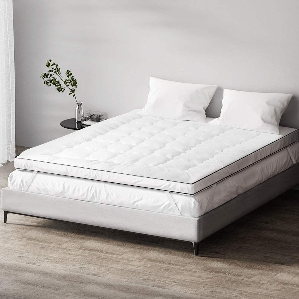 Mattress Toppers: Giselle Bedding Mattress Topper Pillowtop - King Single