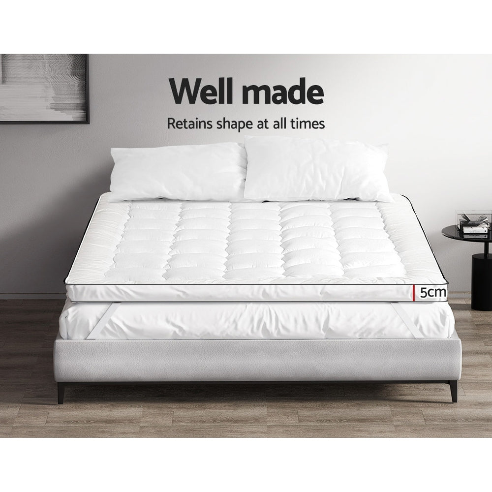 Mattress Toppers: Giselle Bedding Mattress Topper Pillowtop - King Single