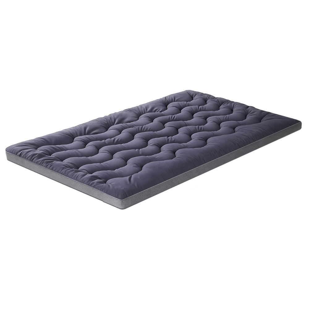 Mattress Toppers: Giselle 5cm Mattress Topper Pillowtop toppers Bamboo Charcoal Double