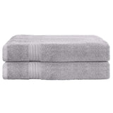 2 Pack Bath Sheets Set Cotton Extra Large Towel Grey