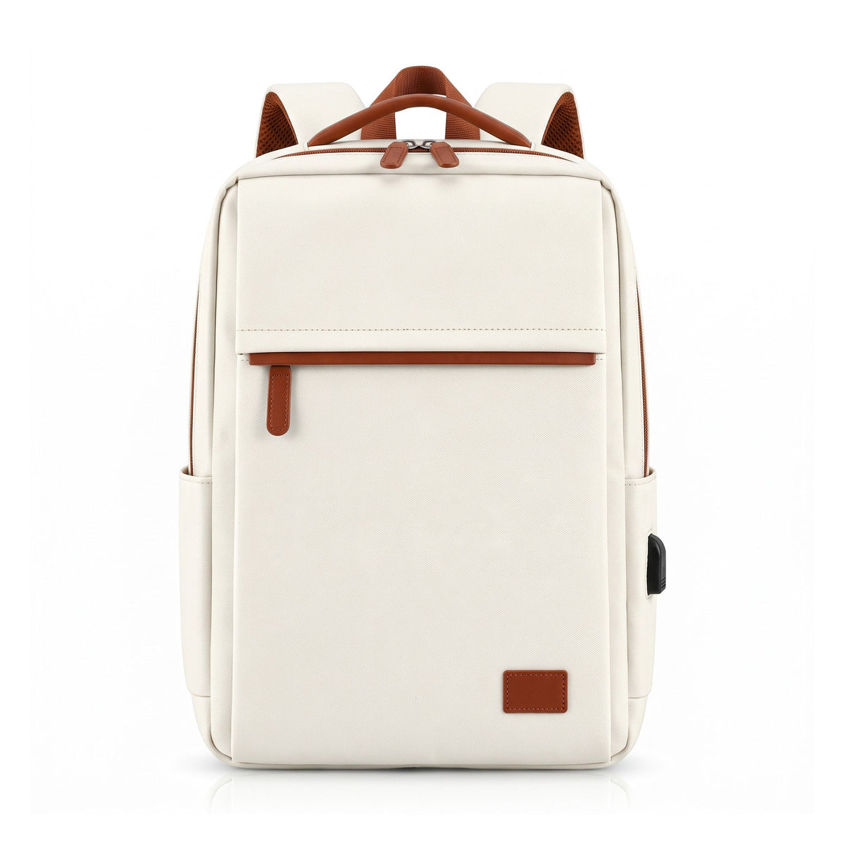 Wanderlite 20L Travel Laptop Backpack Carry On Work Bag with USB Port for Airlines Outdoor Business Beige
