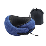 Pillows: Wanderlite Travel Pillows for Airplanes Ergonomic Memory Foam Neck Pillow, Breathable & Washable Cover, Travel Bag Included, Airplane Pillow for Airplane, Car, Office and Home, Blue
