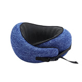 Pillows: Wanderlite Travel Pillows for Airplanes Ergonomic Memory Foam Neck Pillow, Breathable & Washable Cover, Travel Bag Included, Airplane Pillow for Airplane, Car, Office and Home, Blue