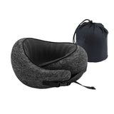 Pillows: Wanderlite Travel Pillows for Airplanes Ergonomic Memory Foam Neck Pillow, Breathable & Washable Cover, Travel Bag Included, Airplane Pillow for Airplane, Car, Office and Home, Dark Grey