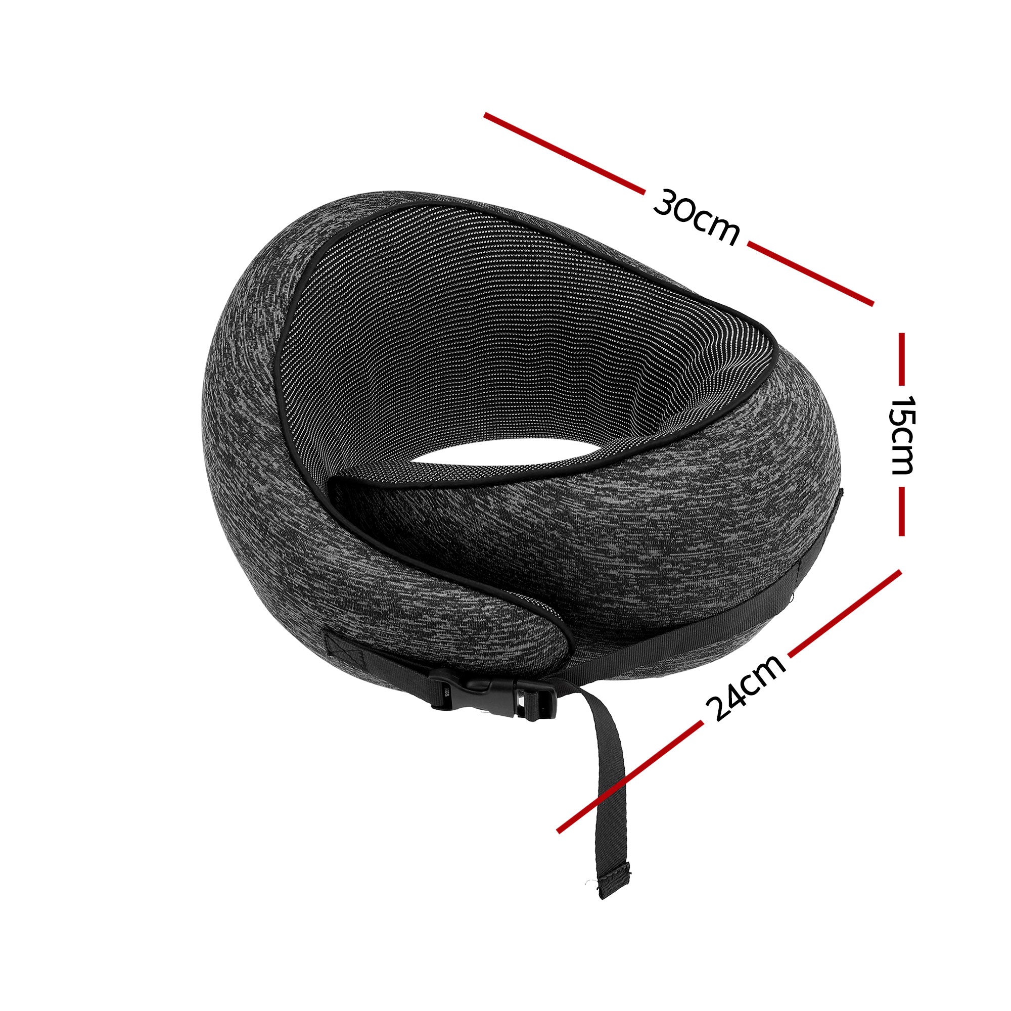 Pillows: Wanderlite Travel Pillows for Airplanes Ergonomic Memory Foam Neck Pillow, Breathable & Washable Cover, Travel Bag Included, Airplane Pillow for Airplane, Car, Office and Home, Dark Grey
